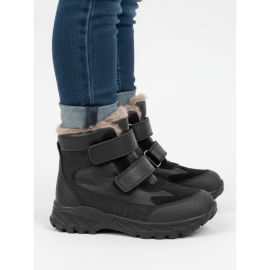 Ботинки Panda 171-25 (37-40) чёрный зн