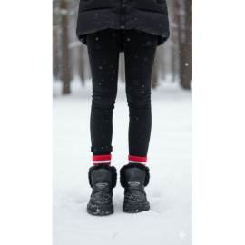 Ботинки Tesla 184-25 (35-38) чёрный