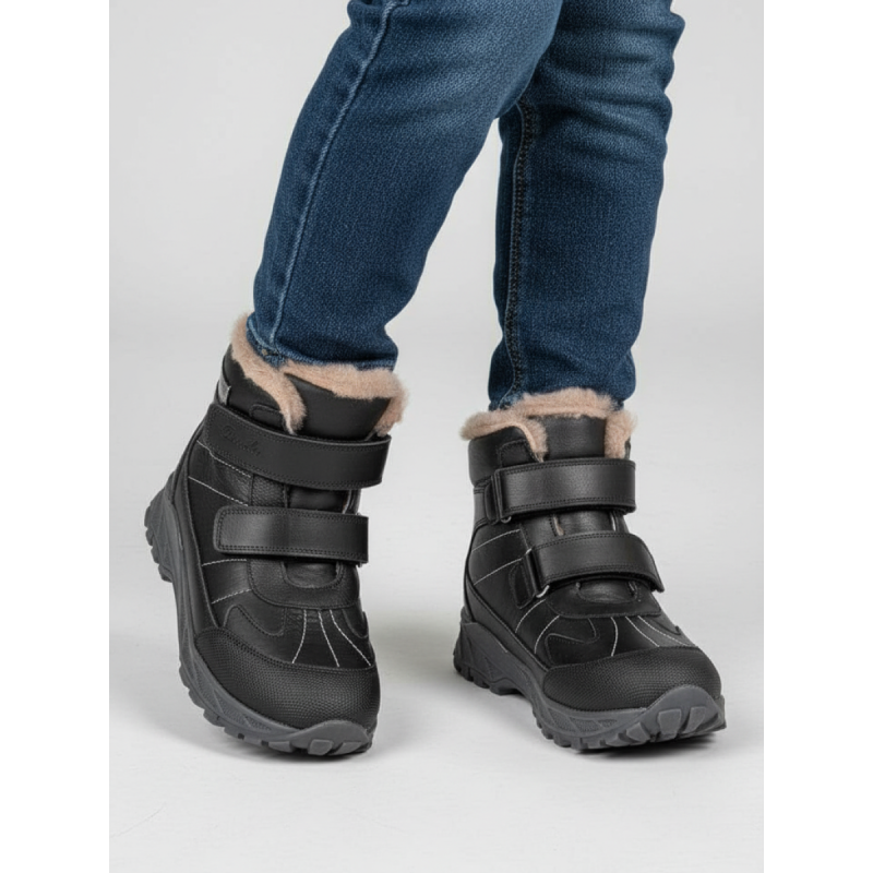 Ботинки Medvejonok Panda 172-25 (37-40) БЛЭК