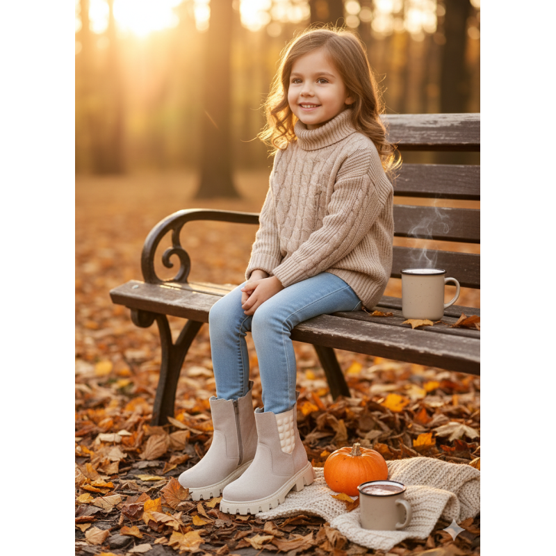 Ботинки Medvejonok Panda 548-23 (33-36) серый