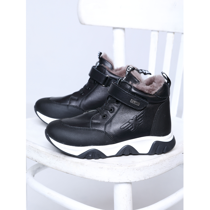 Ботинки Medvejonok Panda 582-23 (31-36) черный спорт з\н