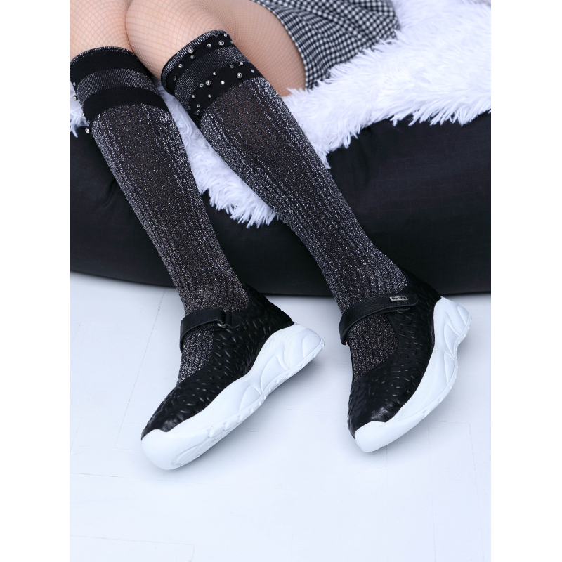 Туфли Medvejonok Panda 519-23 (31-36) камешки черный
