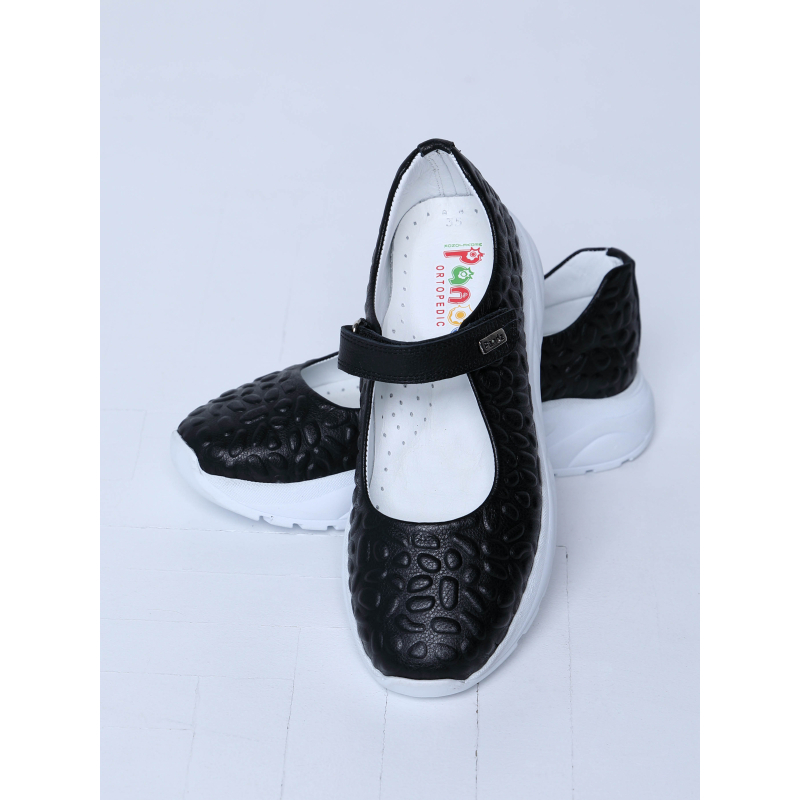 Туфли Medvejonok Panda 519-23 (31-36) камешки черный