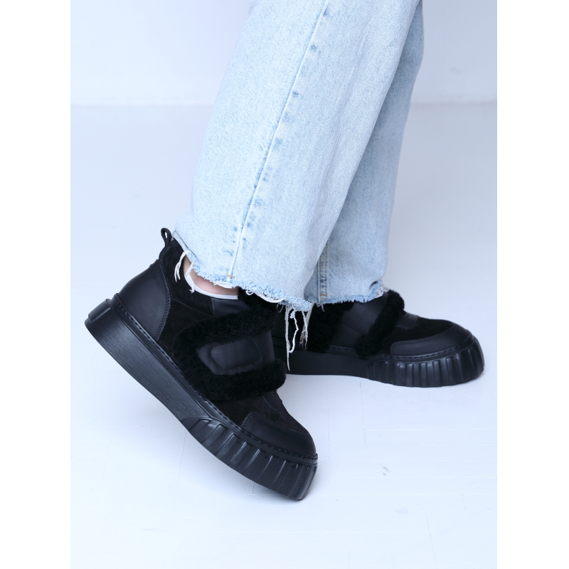 Ботинки Medvejonok Panda 601-23 (35-40) кеды черный