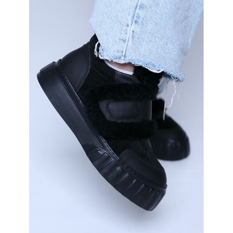 Ботинки Medvejonok Panda 601-23 (35-40) кеды черный