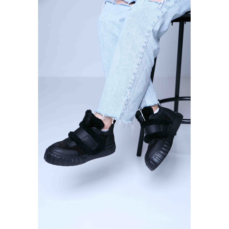 Ботинки Medvejonok Panda 601-23 (35-40) кеды черный