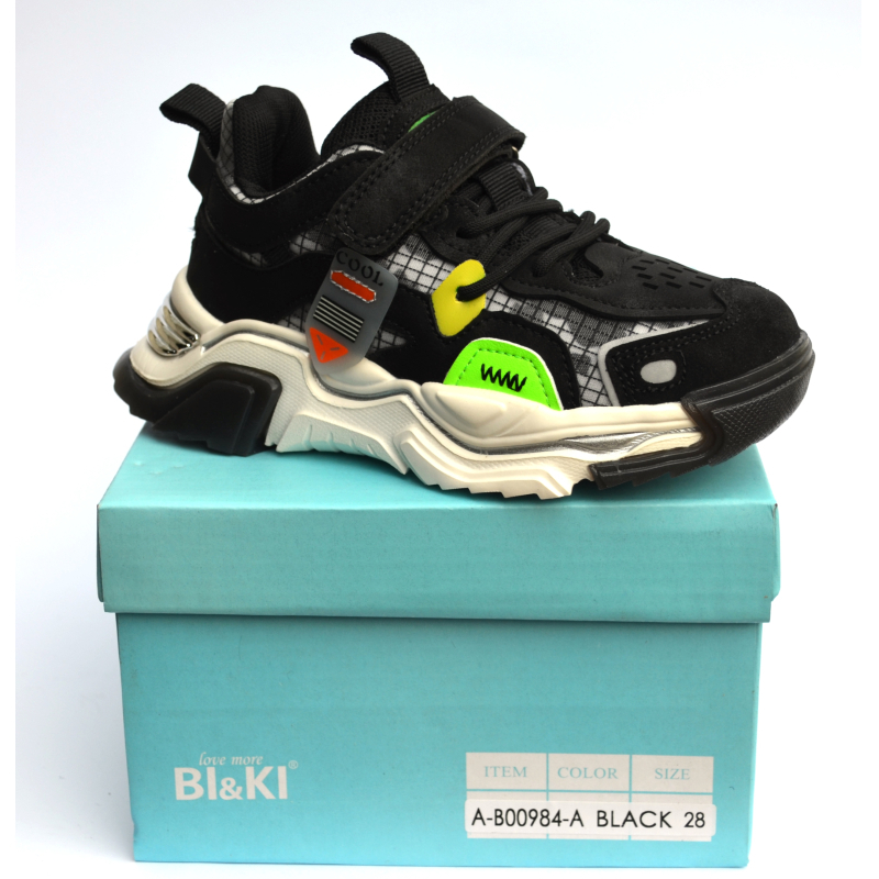 Кроссовки BiKi A-B00984-A (28-35) черный