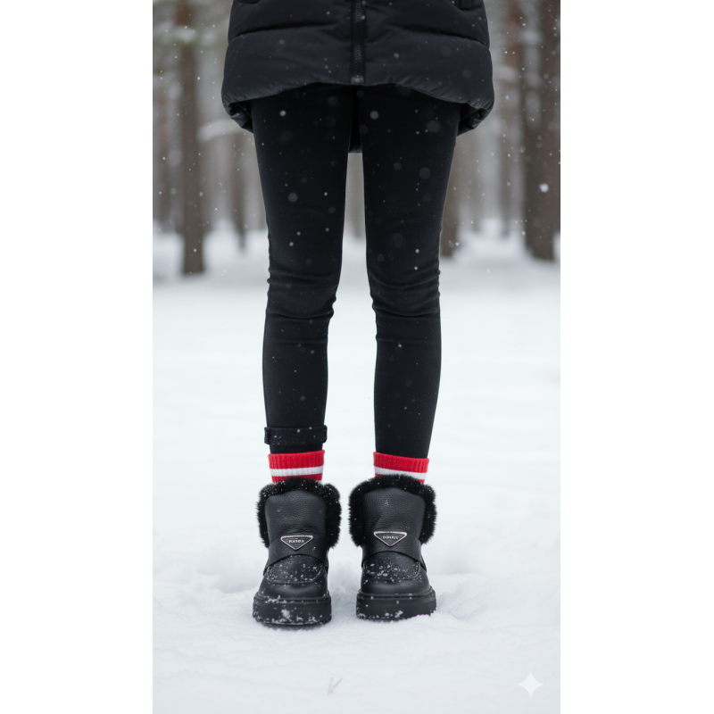 Ботинки Tesla 184-25 (35-38) чёрный