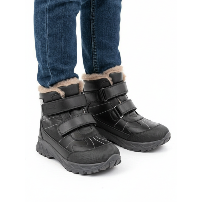 Ботинки Medvejonok Panda 172-25 (31-36) БЛЭК