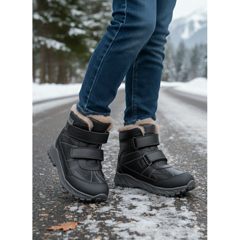 Ботинки Medvejonok Panda 172-25 (37-40) БЛЭК