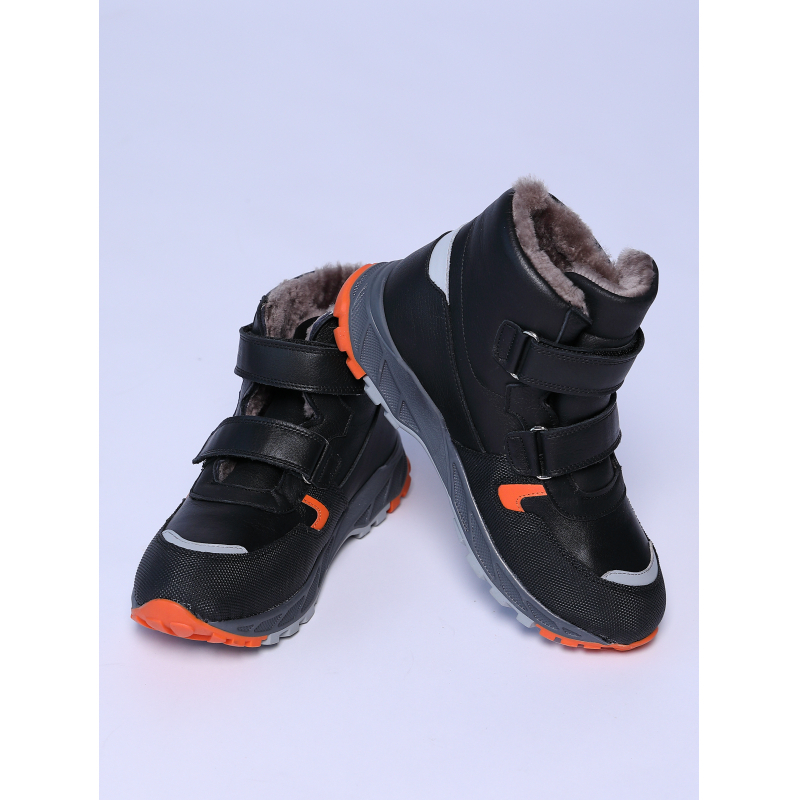 Ботинки Medvejonok Panda 572-23 (31-36) черно-оранжевый