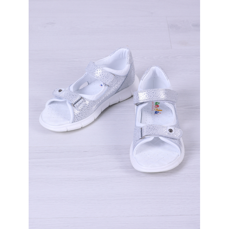 Сандалии Panda 019-25 (31-36) серебро