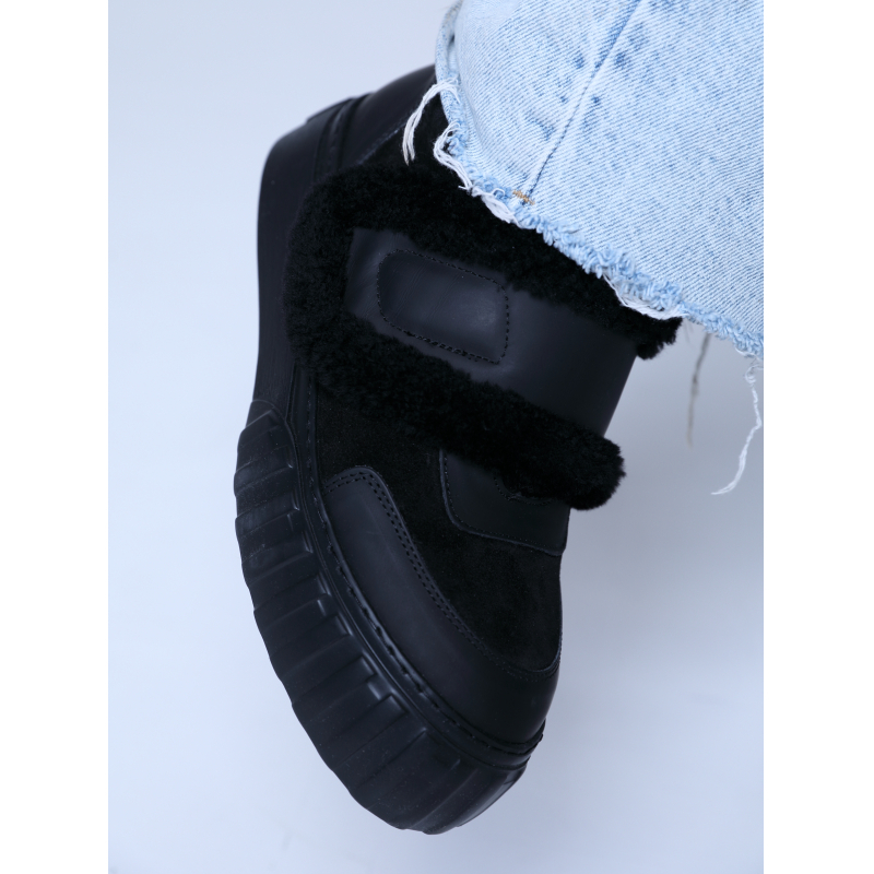 Ботинки Medvejonok Panda 601-23 (35-40) кеды черный