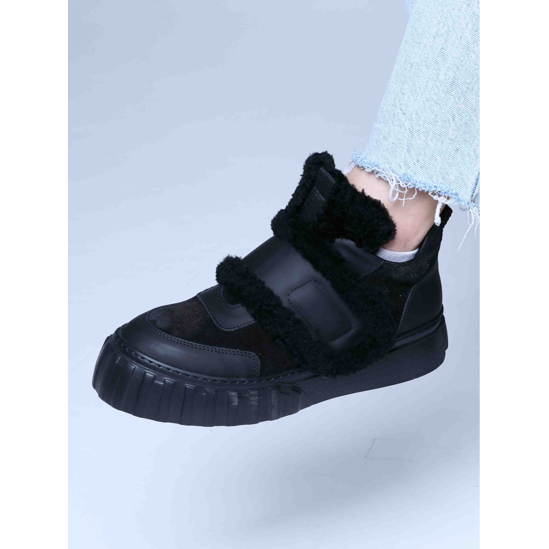 Ботинки Medvejonok Panda 601-23 (35-40) кеды черный