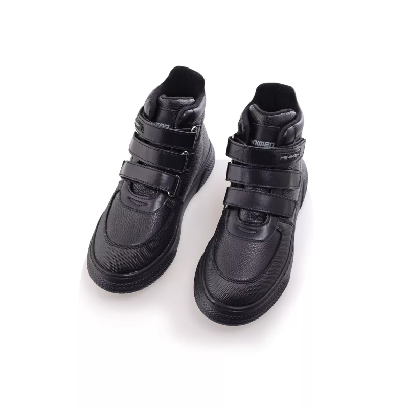 Ботинки Minimen 123-25 (37-40) 3 липучки чёрный