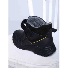 Ботинки Medvejonok Panda 541-23 (26-30) черный нубук