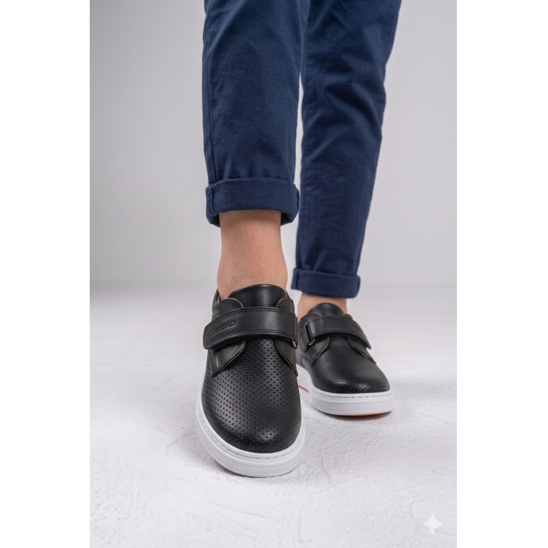 Туфли-мокасины Medvejonok Panda 462-21 (31-36) чёрный