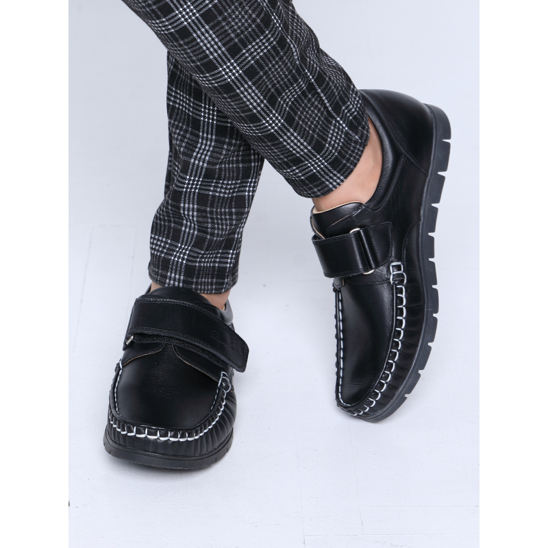 Туфли Medvejonok Panda 487-23 (31-36) мокасины чёрный
